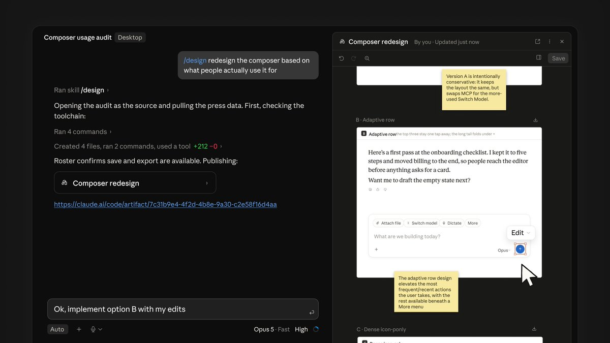 Anthropic adds /design skill to Claude Code in research preview
