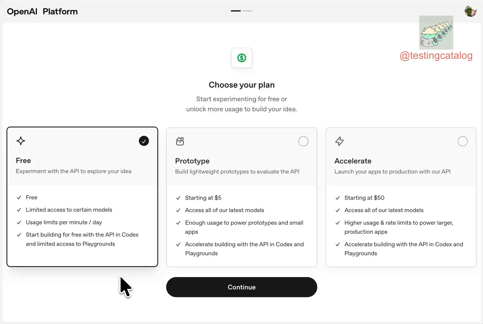 OpenAI Platform to add Free, Prototype, and Accelerate plans for hosted AI apps