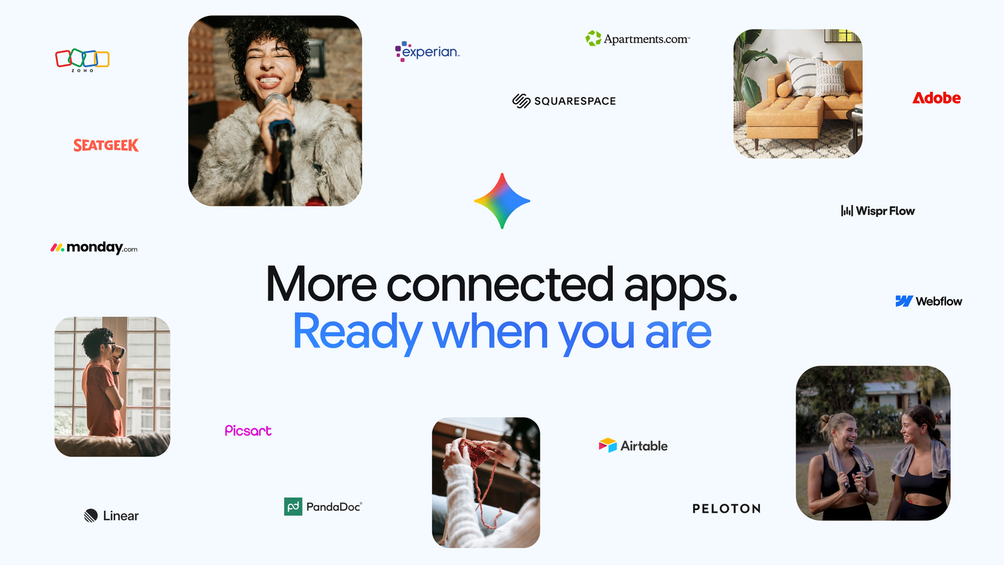 Google rolls out new Gemini Connected Apps including Adobe, Airtable, Linear and Peloton