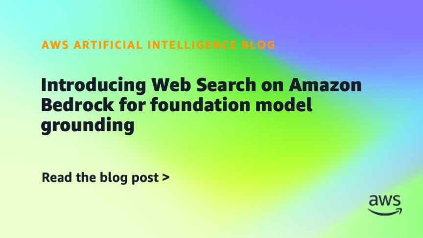 Amazon Bedrock Web Search hits general availability for model grounding