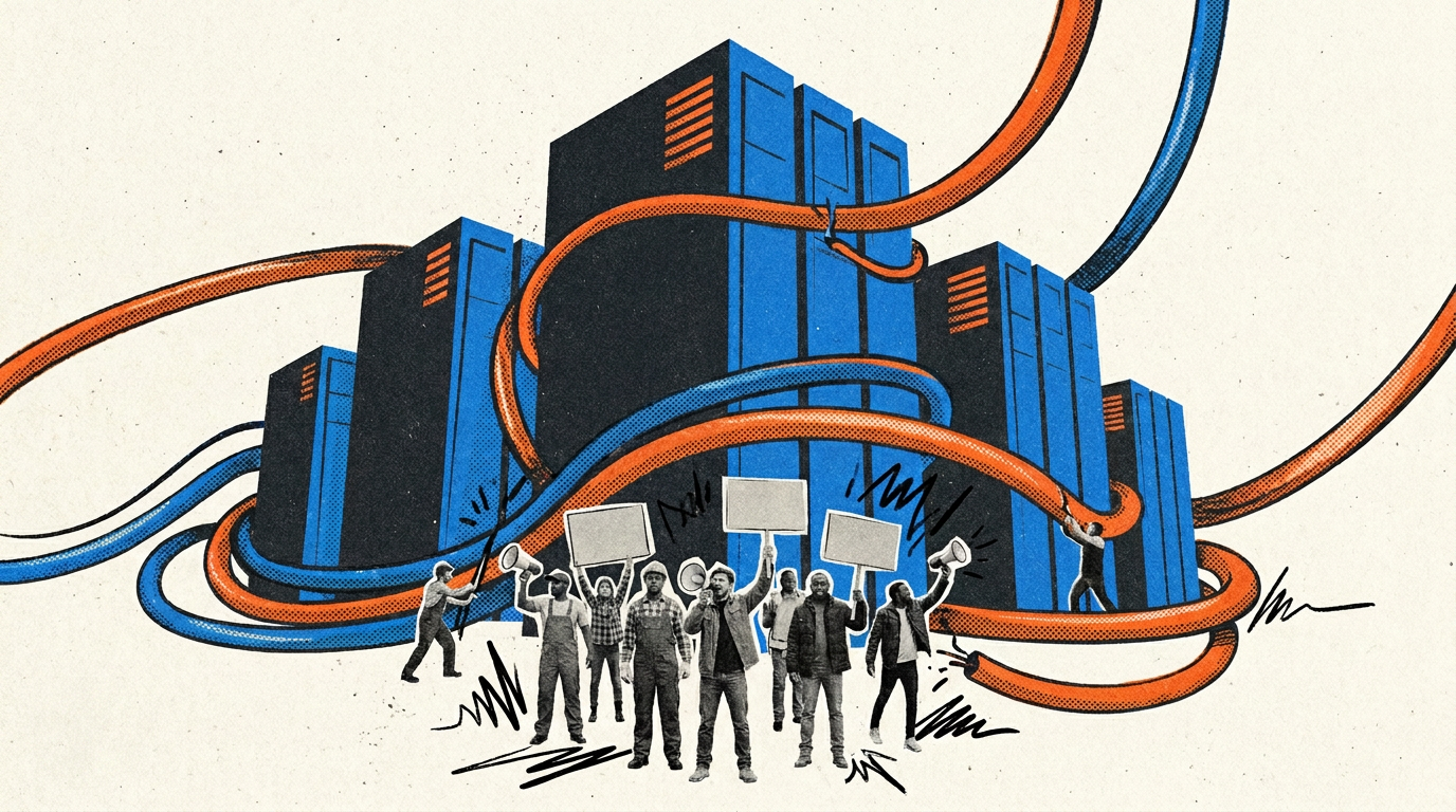 US data center opposition surged from 42% to 75% in one year