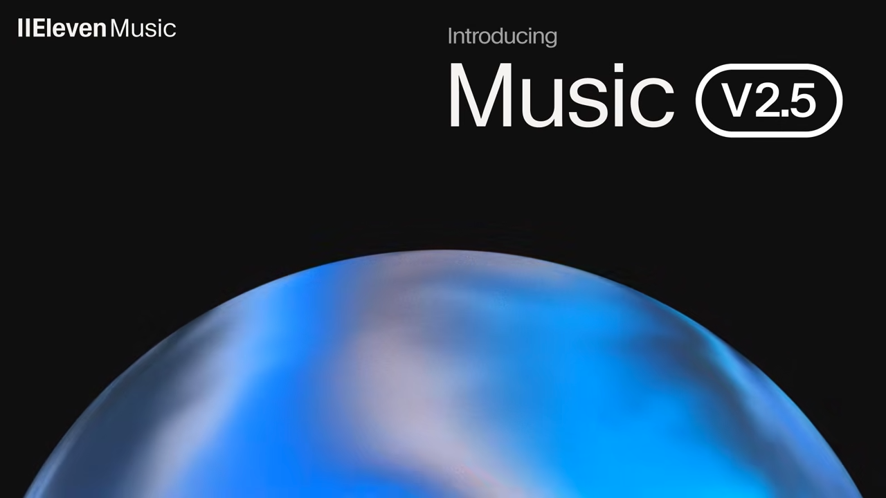 ElevenLabs releases Music v2.5 via app and API with free and Pro tiers
