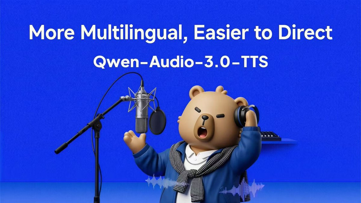 Alibaba launches Qwen-Audio-3.0-TTS with Flash and Plus modes