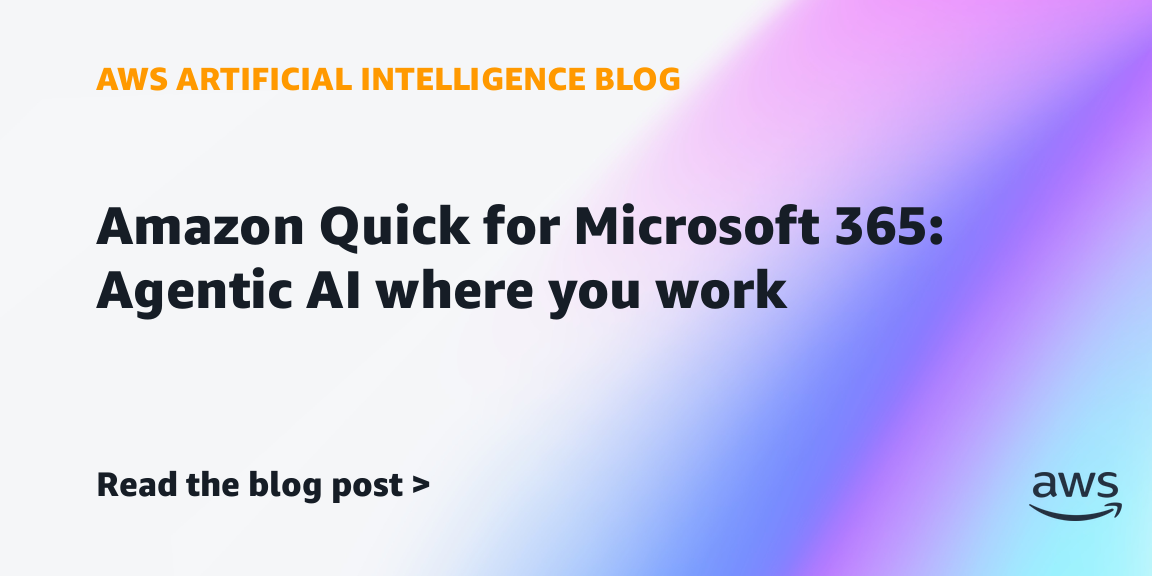 Amazon Quick launches inside Microsoft 365 apps