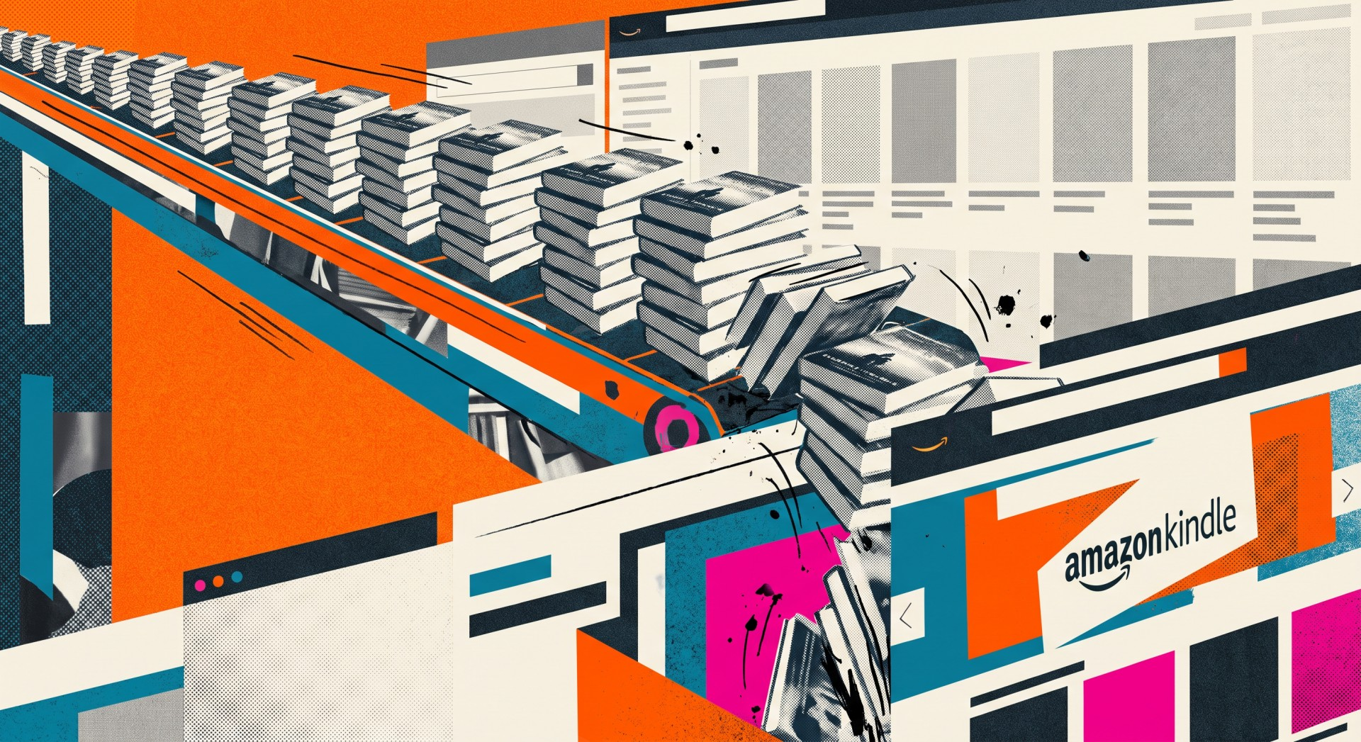 AI Books: 20% of Amazon Self-Published Catalog, Just 12% of Sales