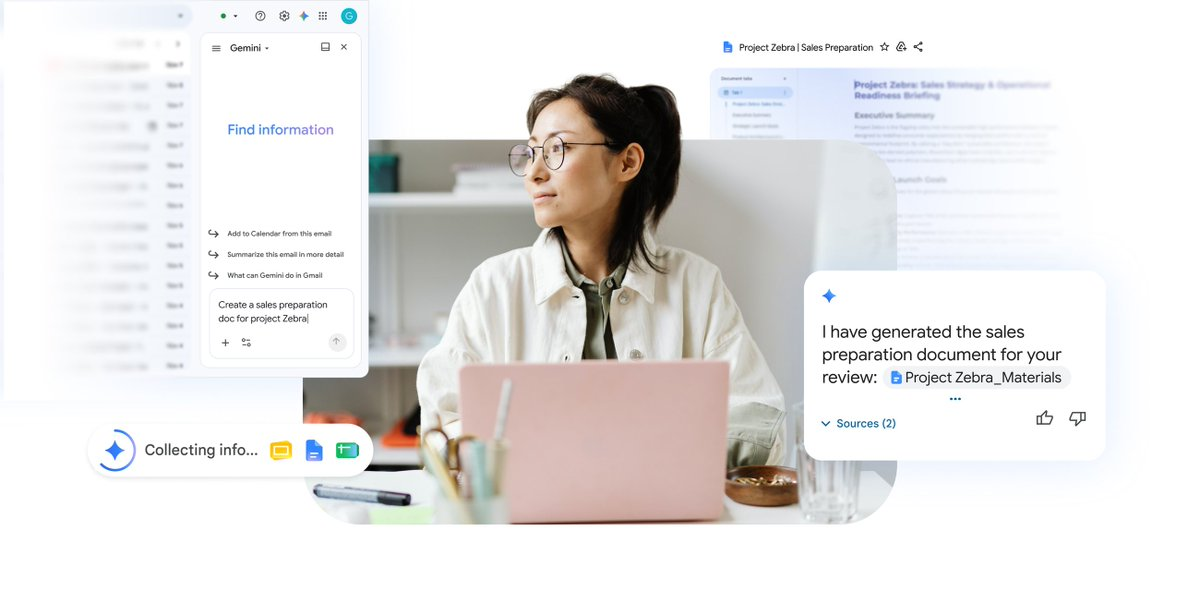 Google rolls out five agentic cross-app capabilities in Workspace