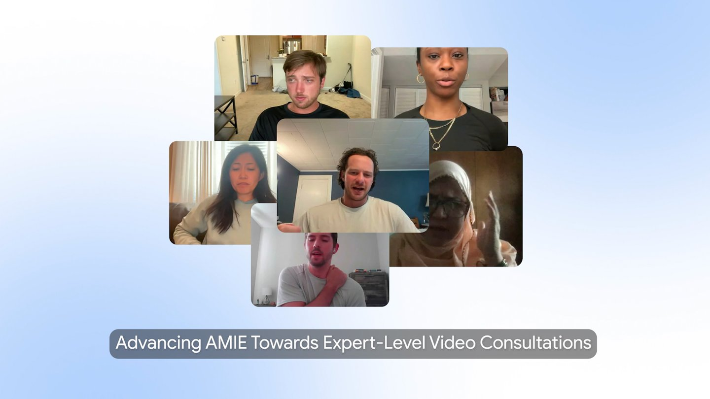Google AMIE Demonstrates Real-Time Clinical Video Consultation Capabilities