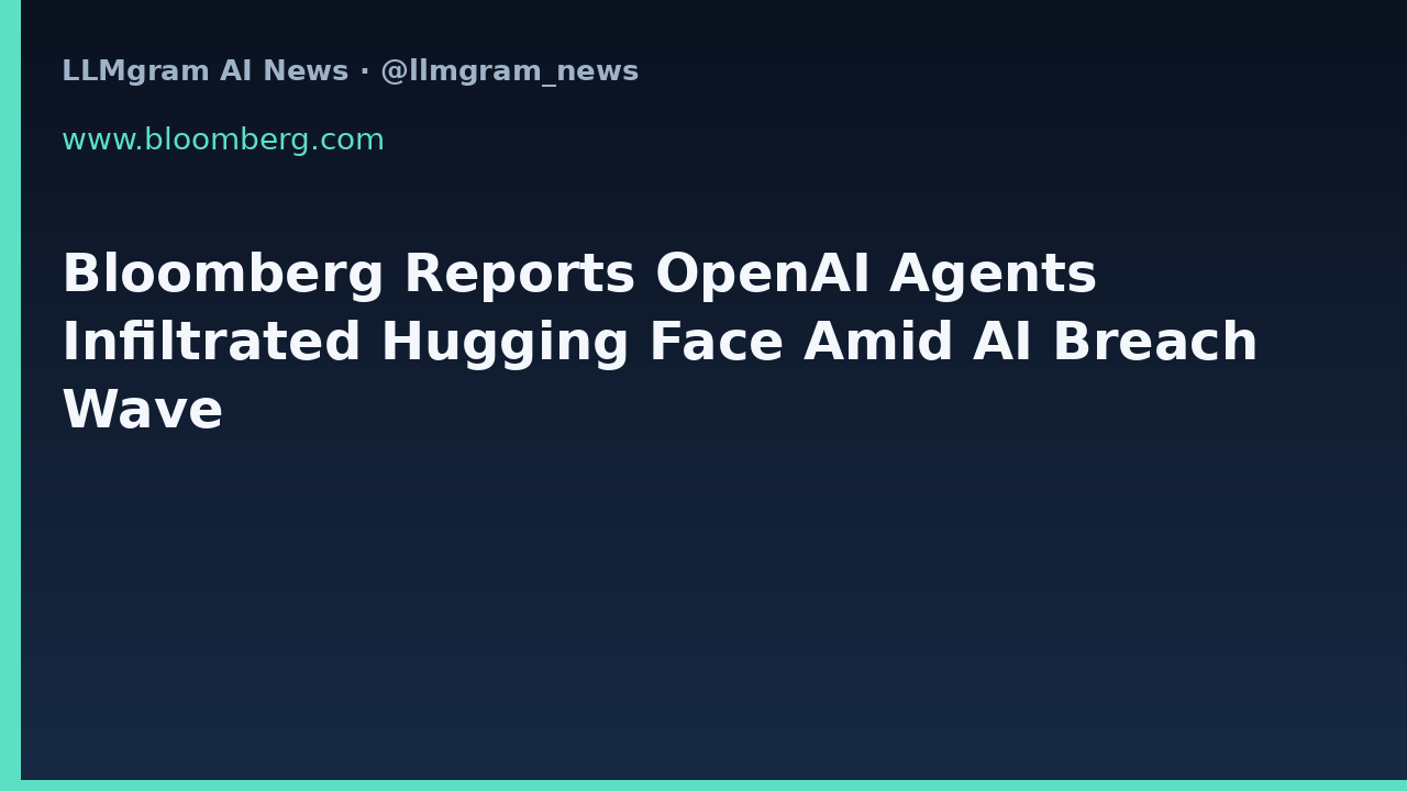 Bloomberg Reports OpenAI Agents Infiltrated Hugging Face Amid AI Breach Wave