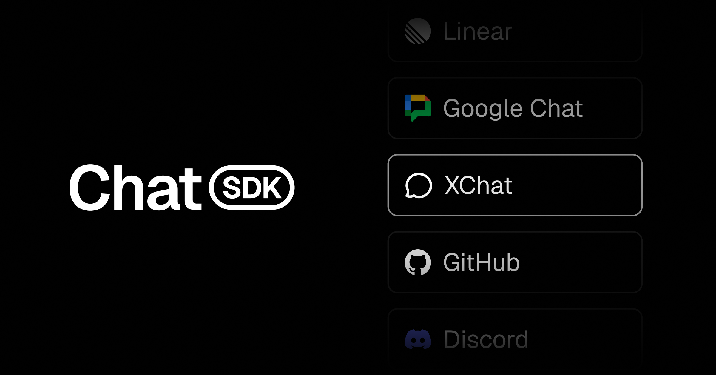 Vercel Chat SDK ships XChat adapter for encrypted bot conversations